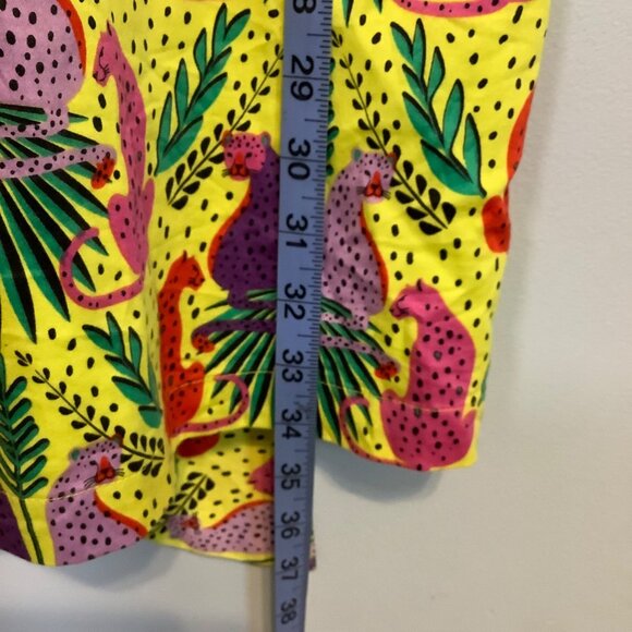 Emily McCarthy Del Mar Caftan Dress Peekaboo Print Size Small Resort Wear - Picture 2 of 9